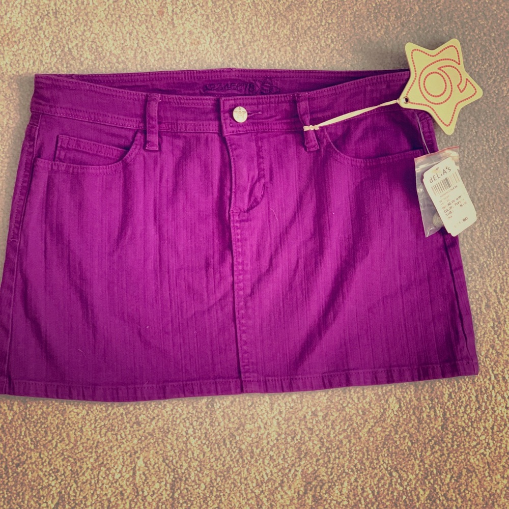 Feisty Purple Mini Skirt